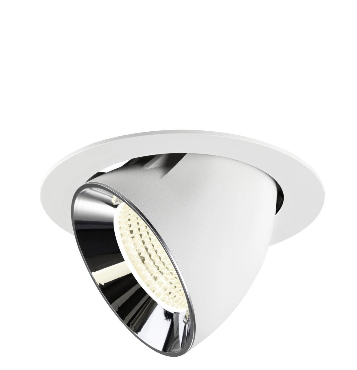 Recessed spotlight Numinos Gimble XL white/chrome 4000K - 55deg