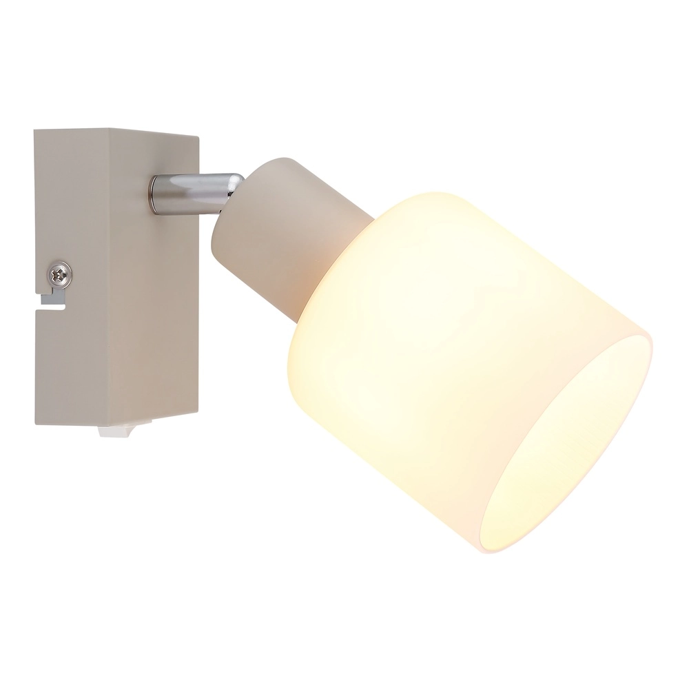 Wall spotlight Trent sand brown