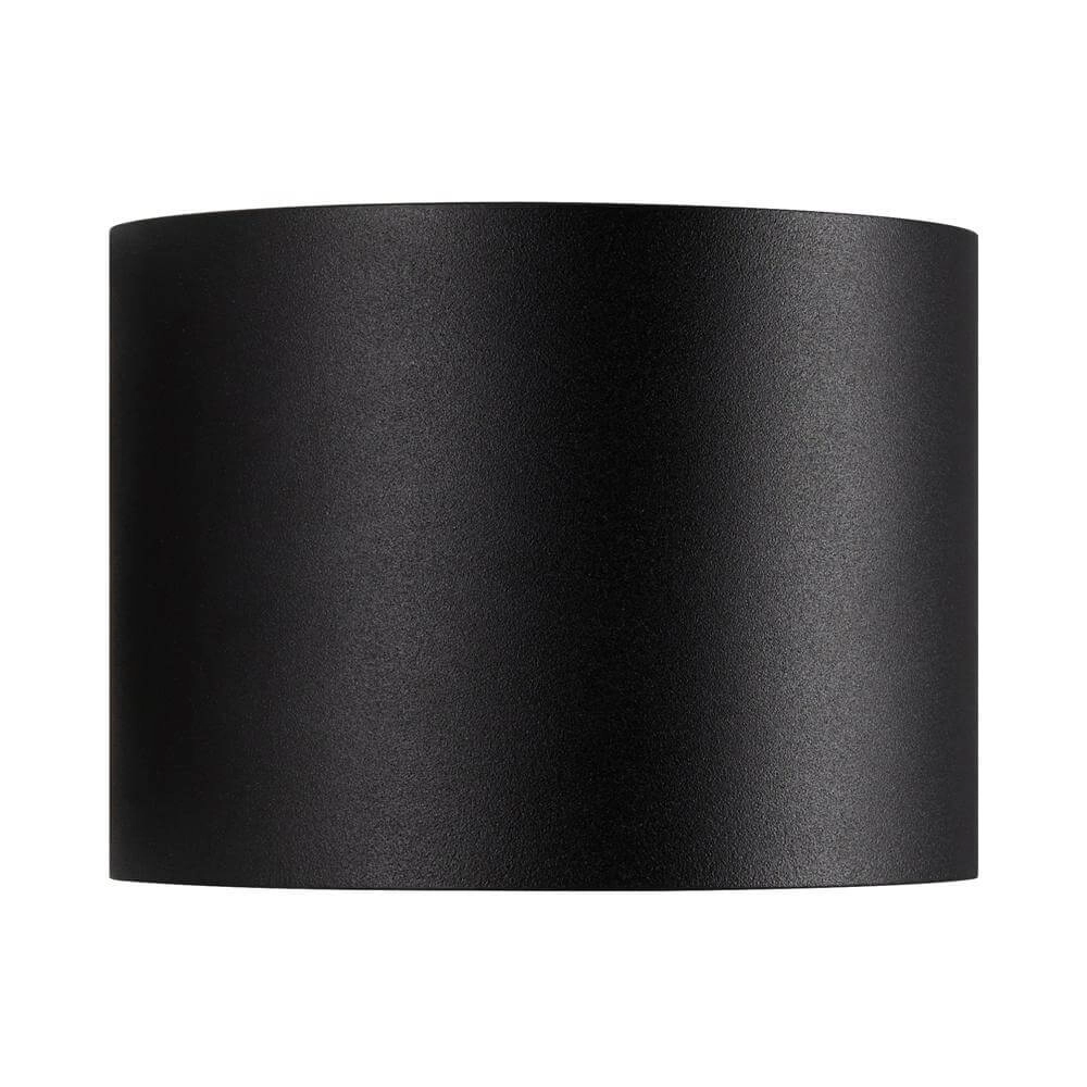 Round surface-mounted spot Milda black