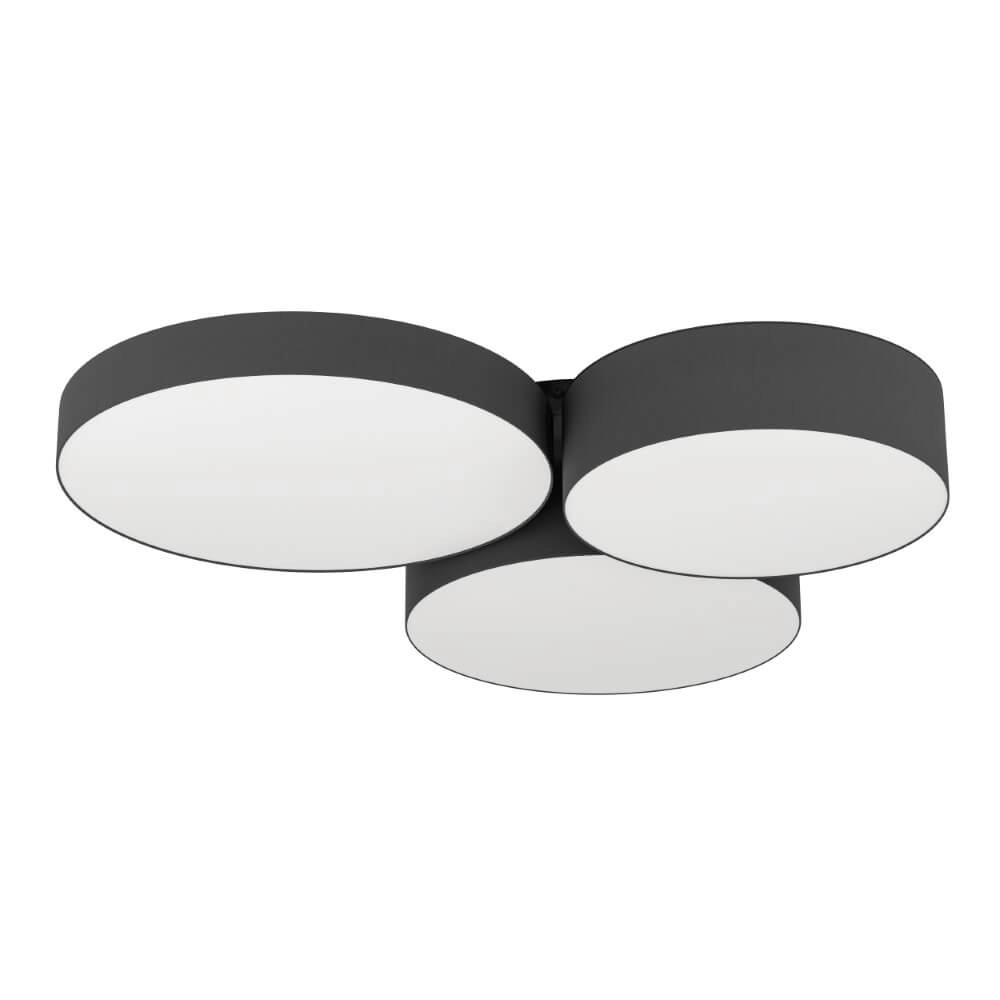 Led ceiling light Barbano-Z 3-light - black