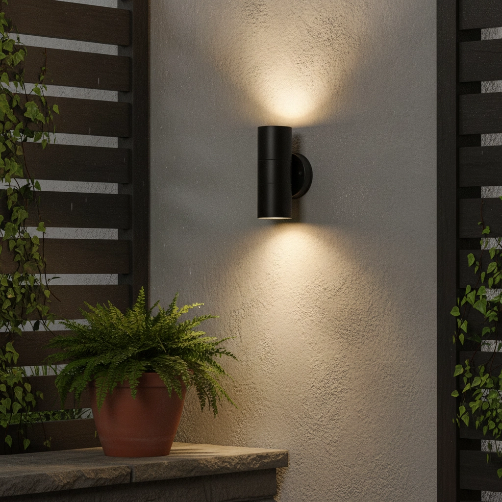 Surface-mounted spot Shane Black Up & Down