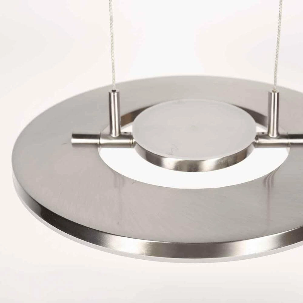Sleek pendant lamp Soleil Ø 32cm grey Steinhauer 8712746176674