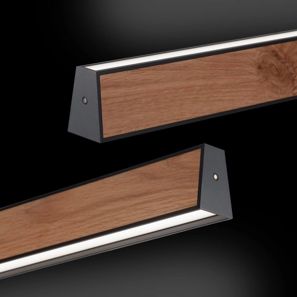Design hanging lamp Pure E-Motion wood Paul Neuhaus 4012248372937
