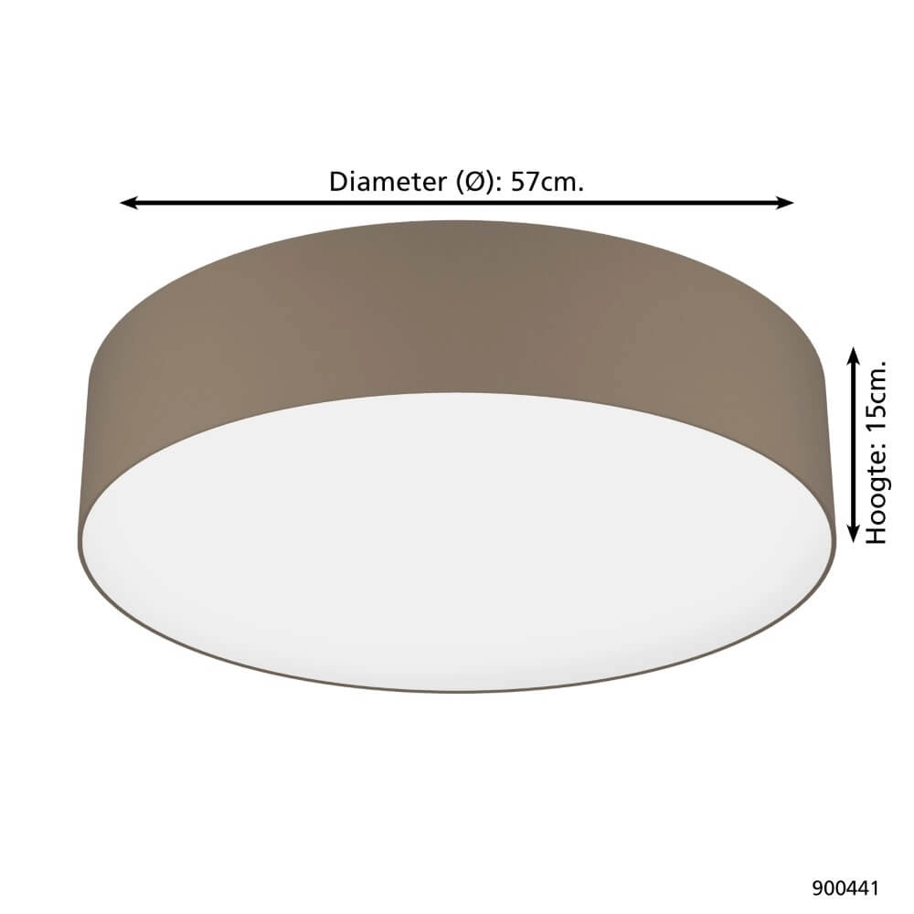 Ceiling light Zigbee Romao-Z Taupe Eglo 9008606243921
