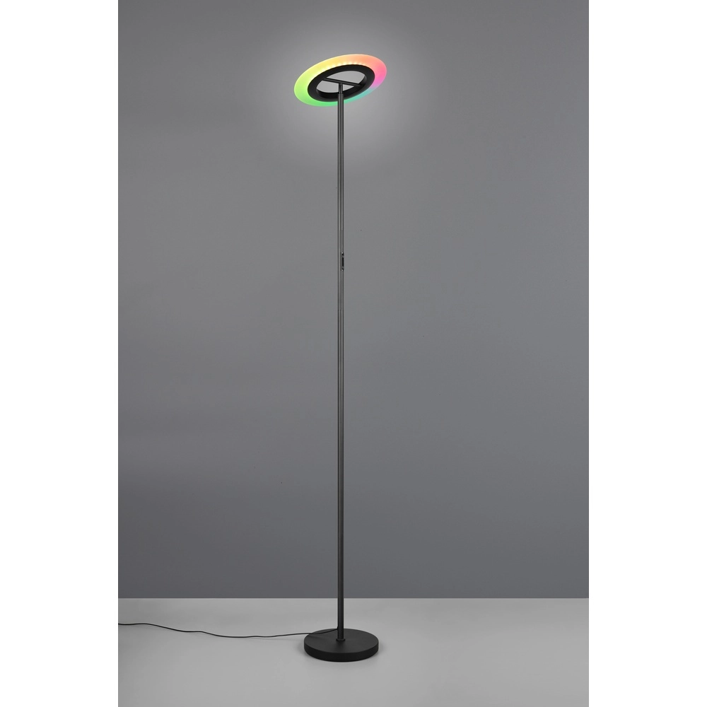 Design floor lamp Samba Black RGB Trio 4017807653229