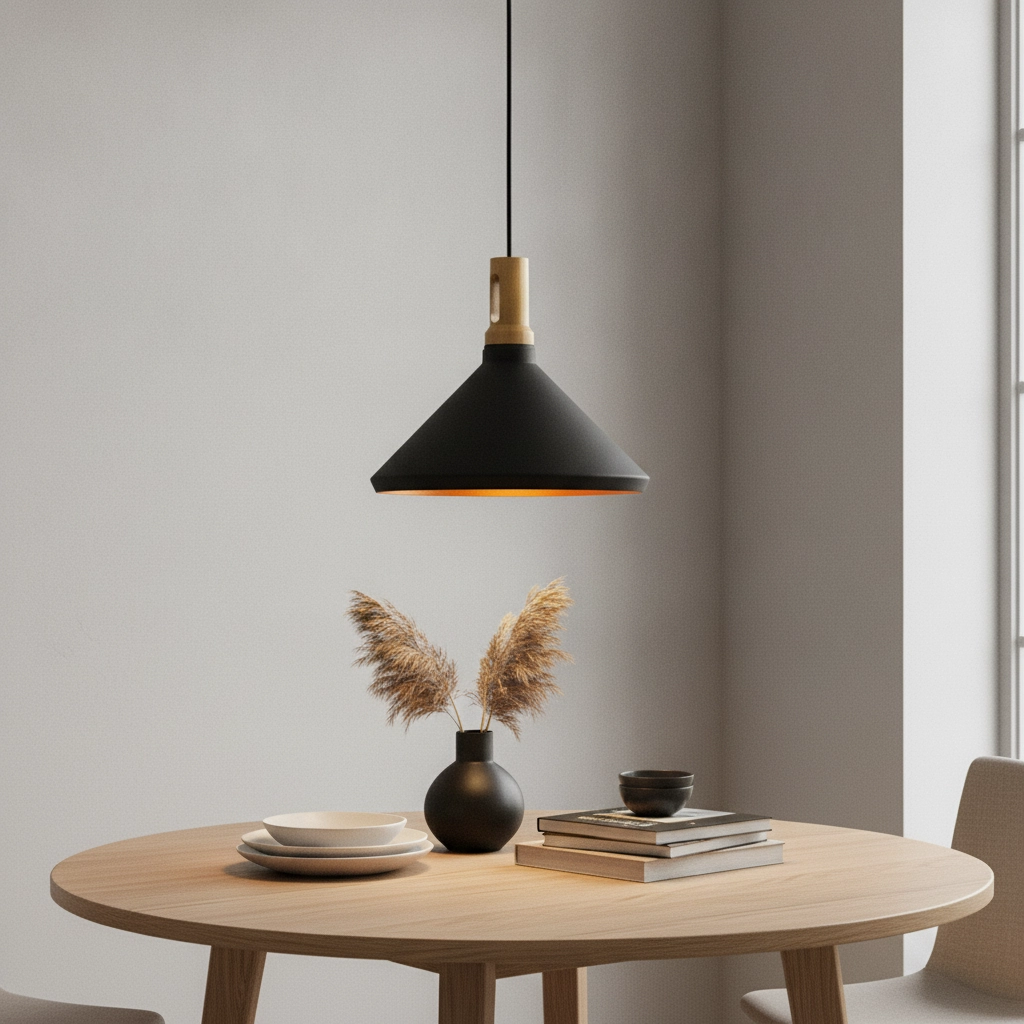 Sleek hanging lamp Cornet Ø 41cm