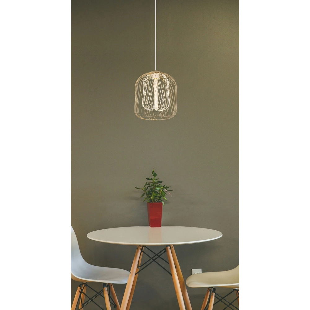 Pendant lamp Dichti sand brown Ø 35cm Globo 9007371522354
