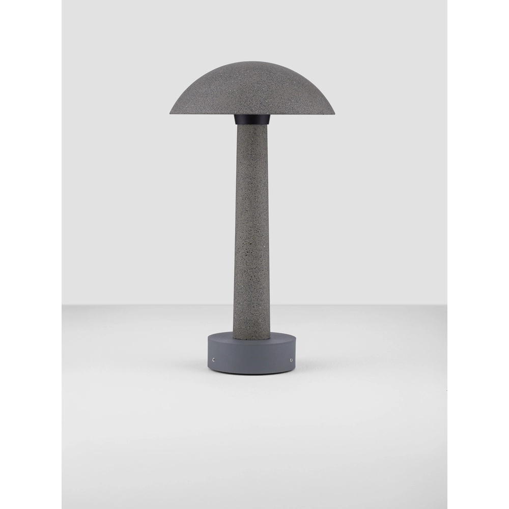 Round garden lamp Tura concrete grey 35cm Lyora 5212017454638