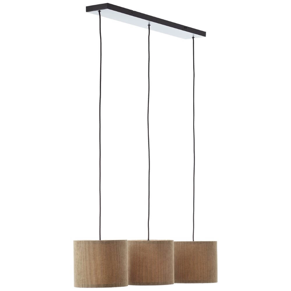 3-light pendant lamp Tony Grey design Brilliant 4004353446313