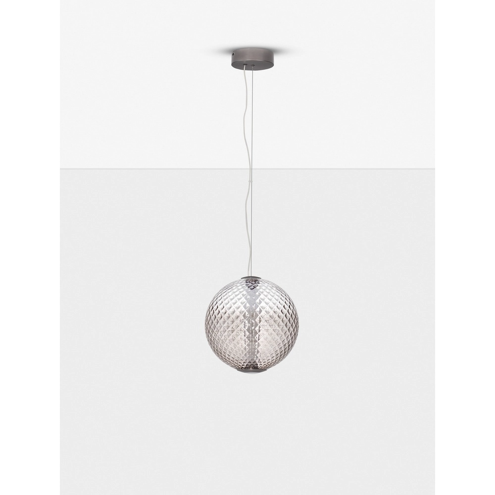 Pendant lamp Aora Convex brown glass Lyora 5212017483812