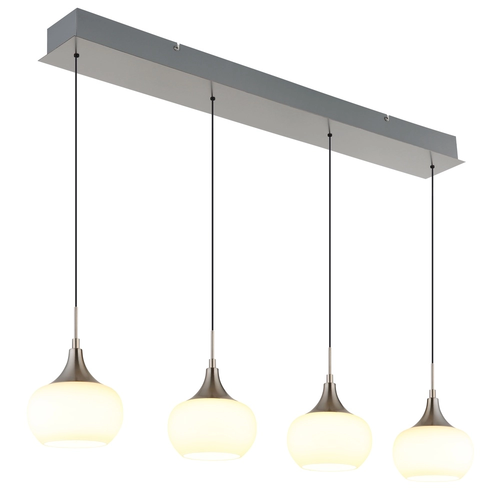 Design pendant lamp Lui 4-light nickel