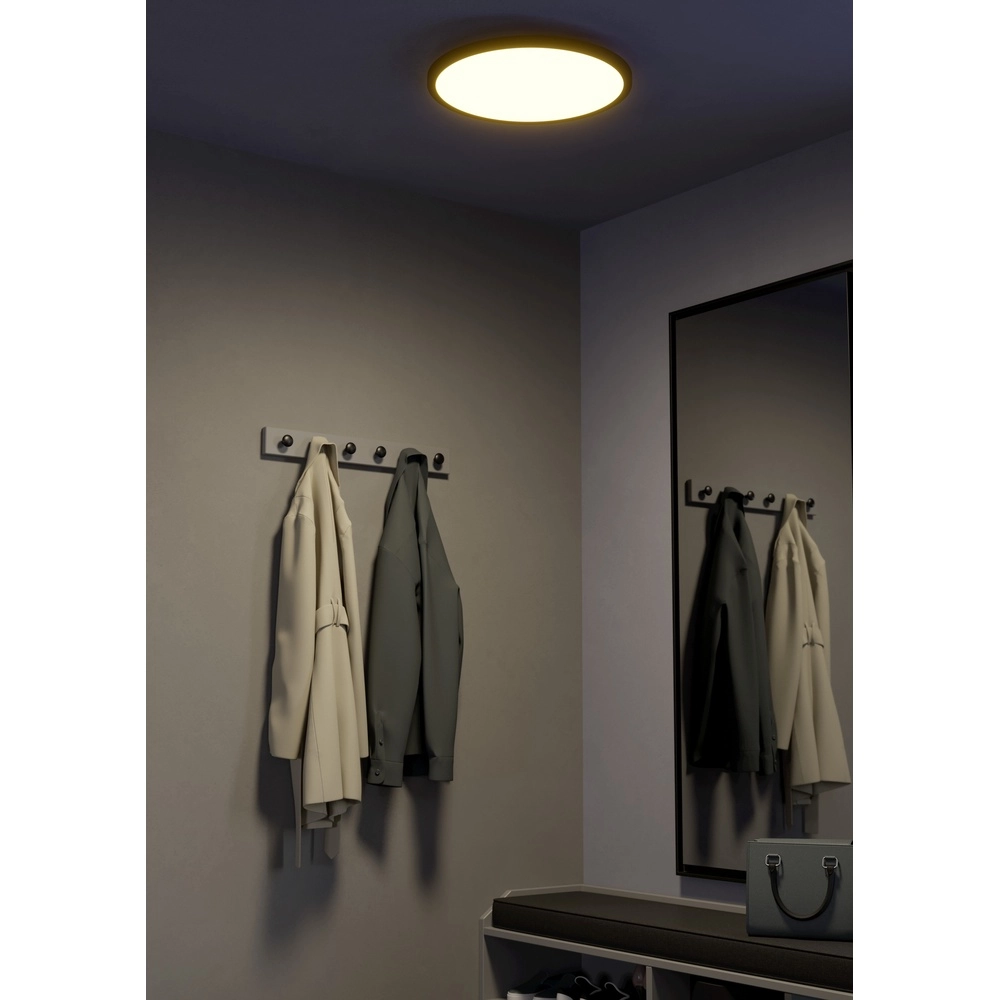 Smart Slim Ceiling Light Sarsina-Z Ø 45cm - black Eglo 9008606264063