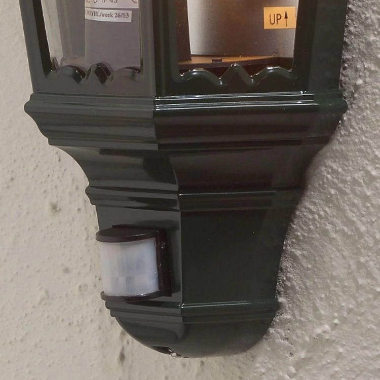 Green outdoor lamp Firenze with motion detector KonstSmide 7318307230604