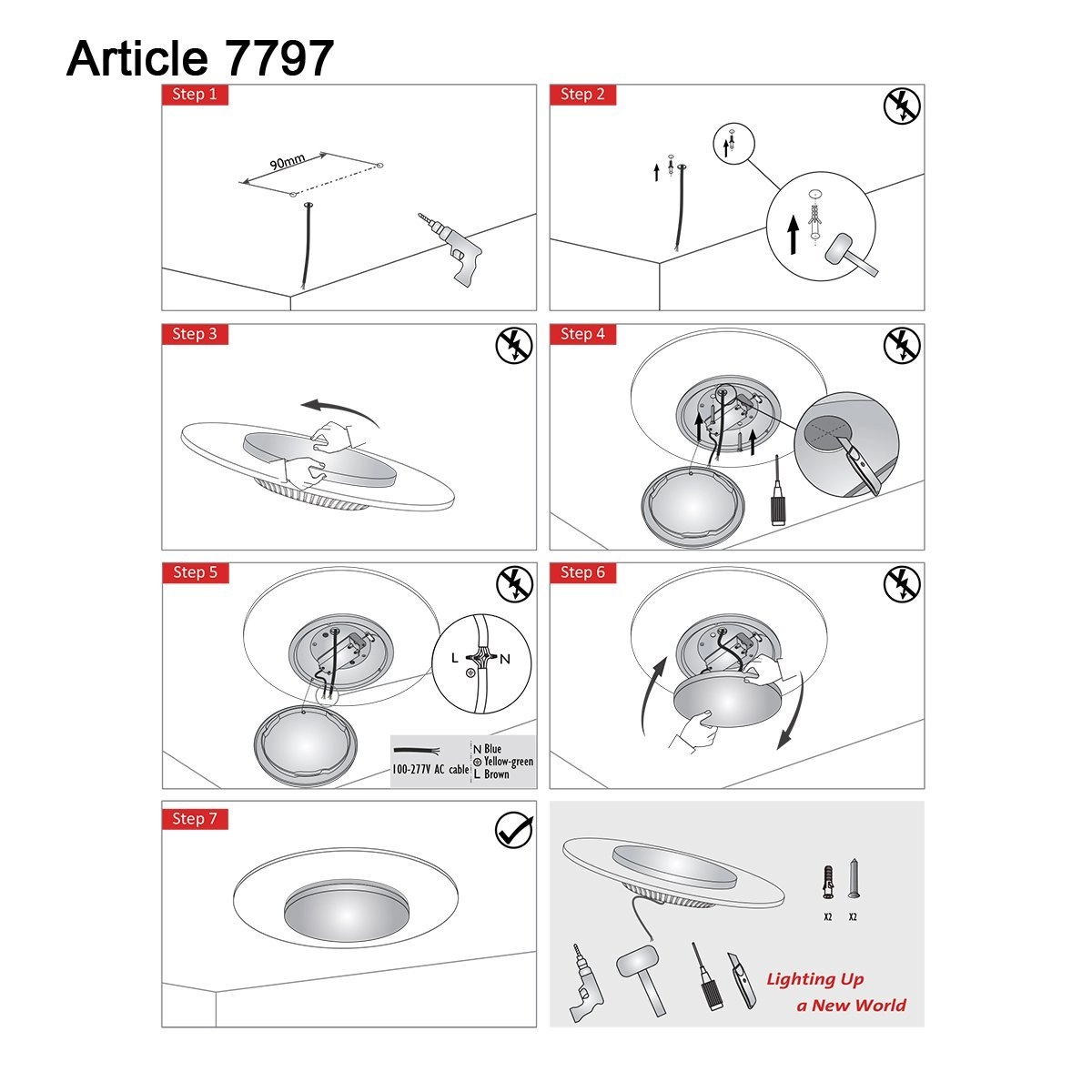 Ø 28cm ceiling lamp Lido Steinhauer 8712746132274