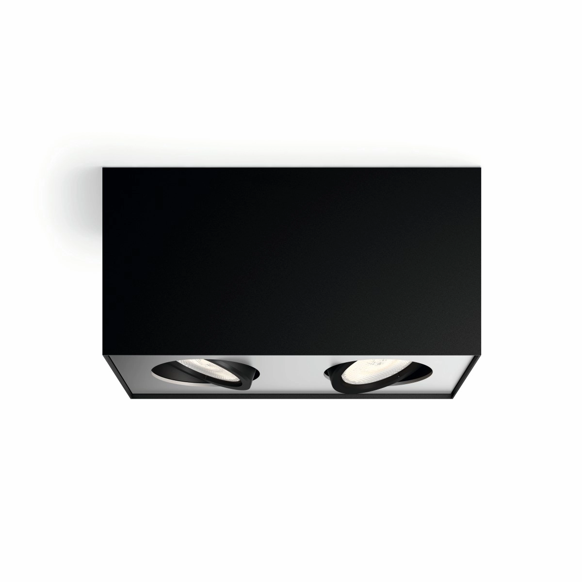 Lamp Box 2-light black