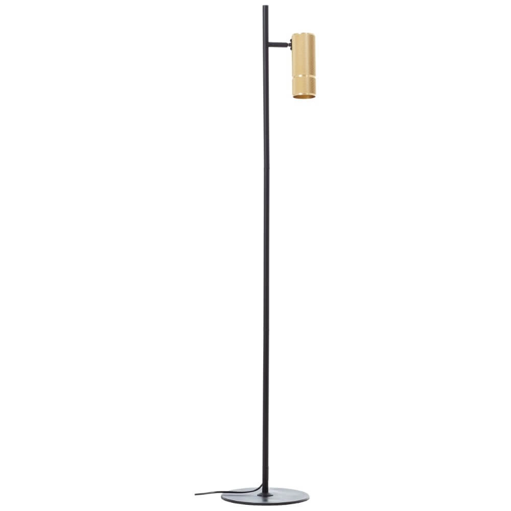 Floor lamp Marty black with gold Brilliant 4004353438356