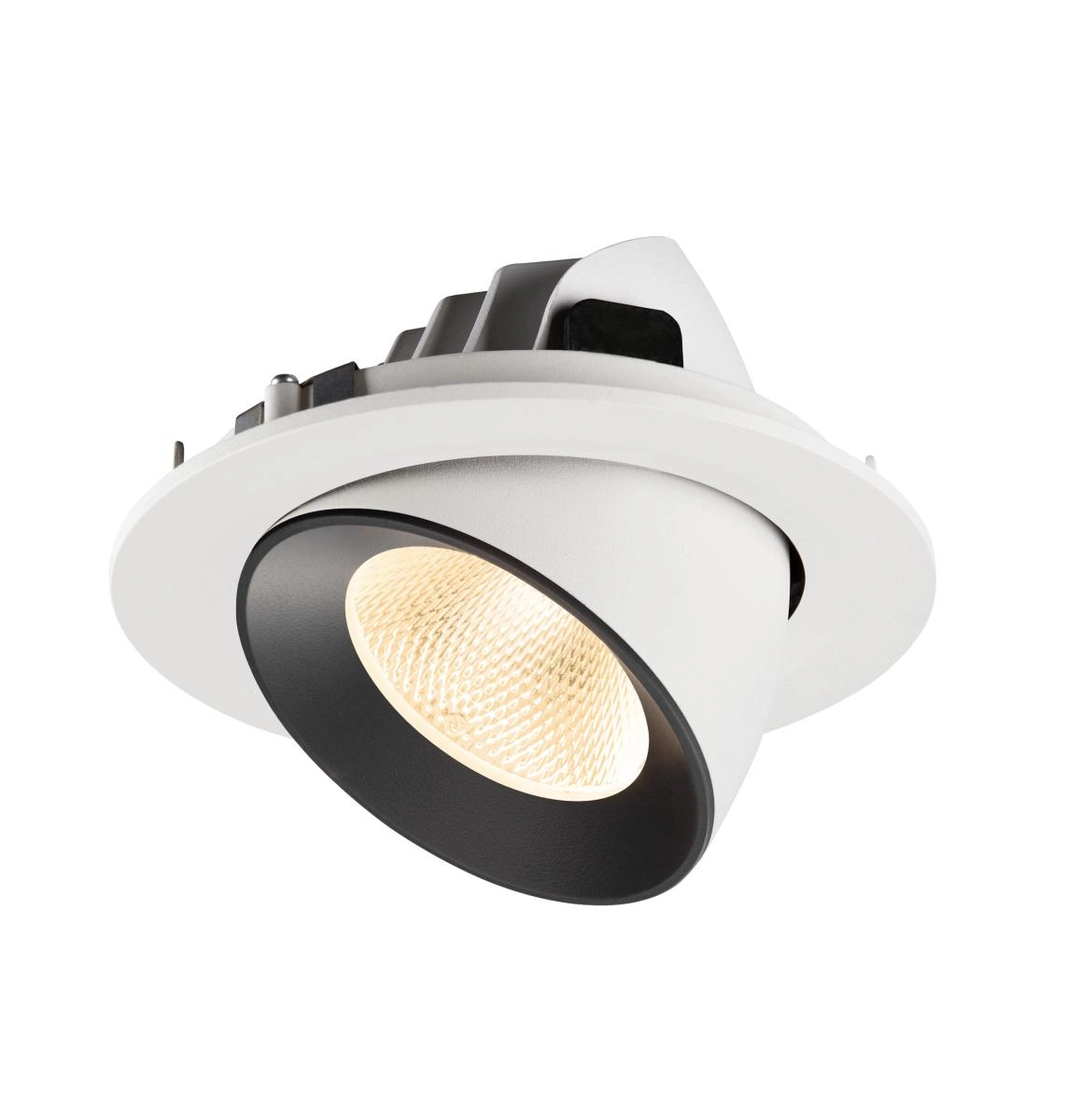 Recessed spotlight Numinos Gimble L white/chrome 2700K - 20deg SLV 4024163310406