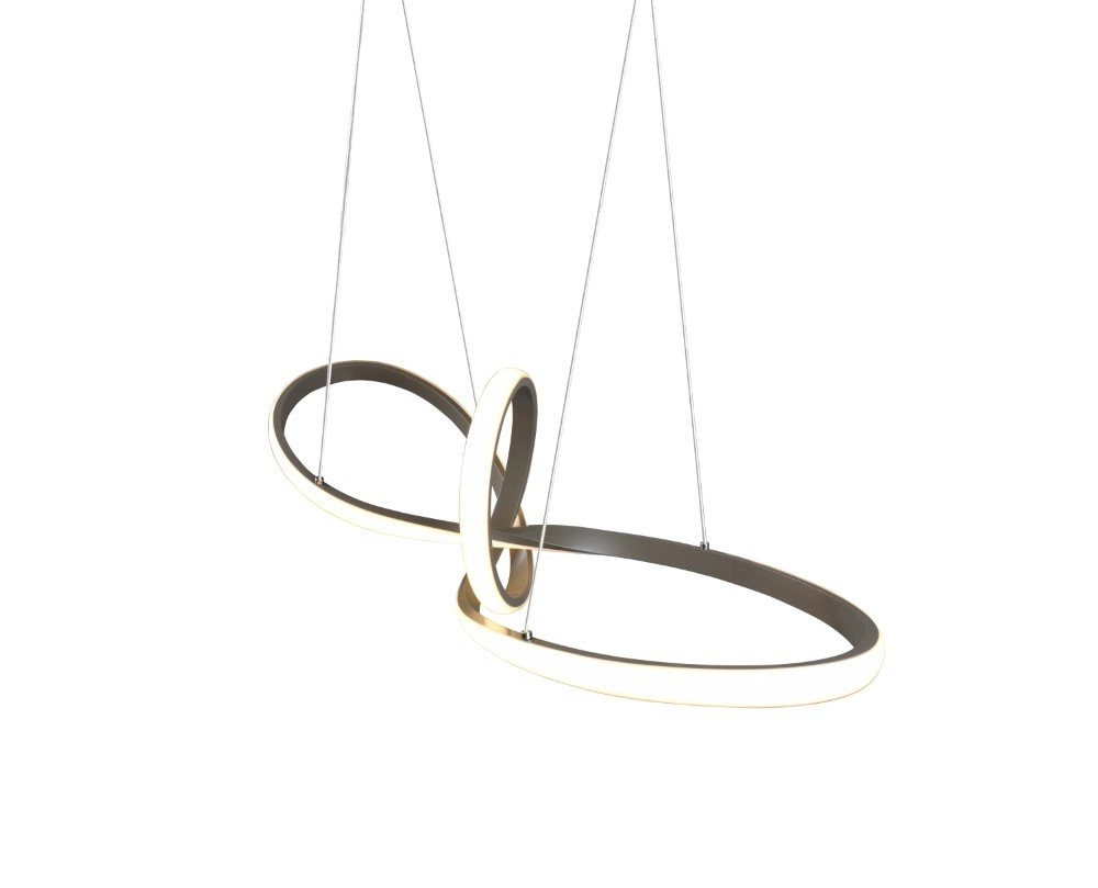 Pendant lamp Sansa gray Trio 4017807488692