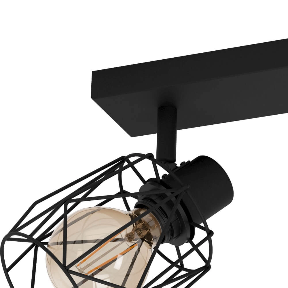 2-light ceiling lamp Tossino black Stars of Light 9008606221080