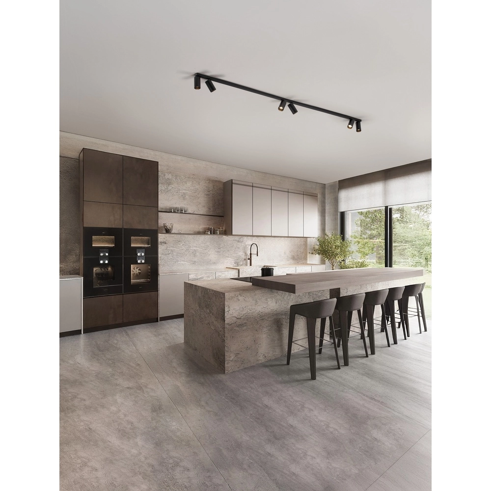 6-light ceiling lamp Oso black Lyora 5212017465108