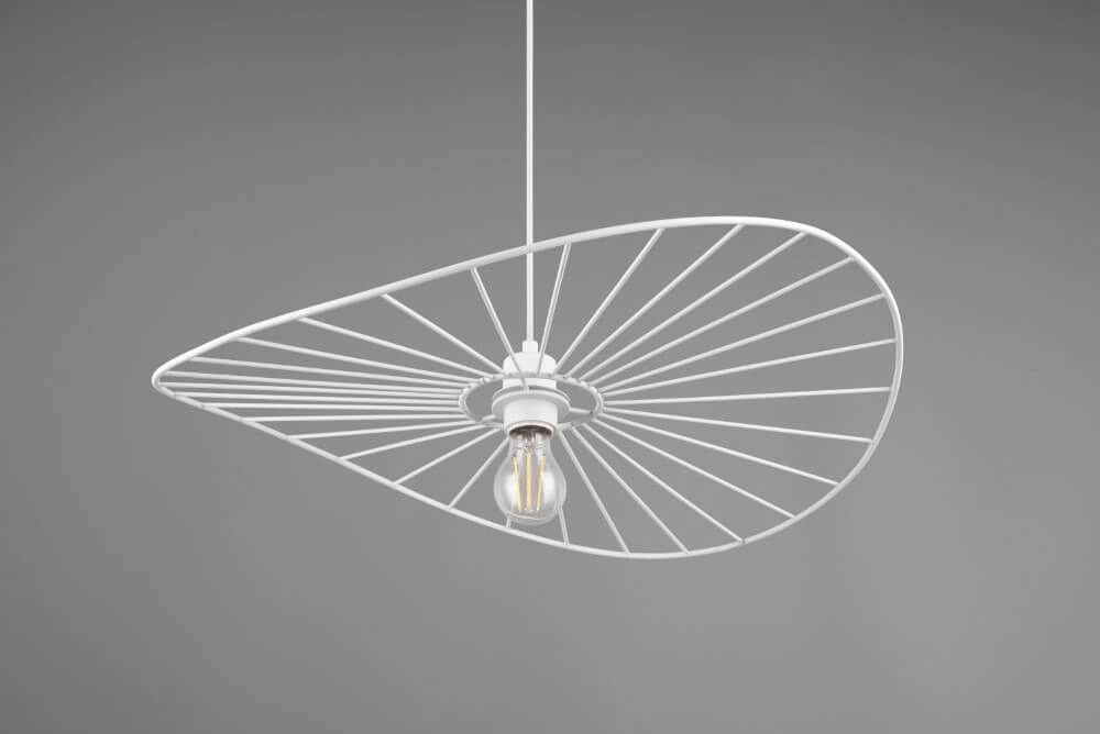 Hanging lamp Chapeau white Trio 4017807574104