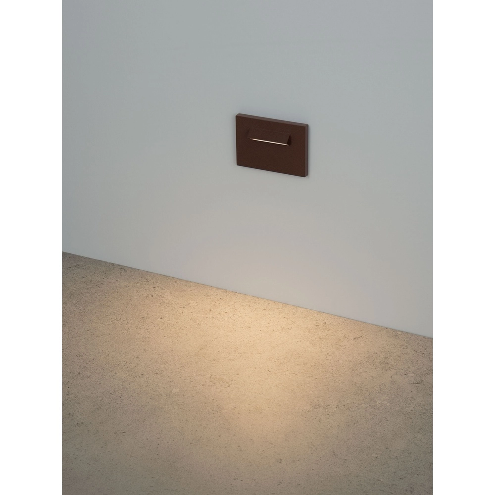 Recessed light Recto for wall rust brown Lyora 5212063504967