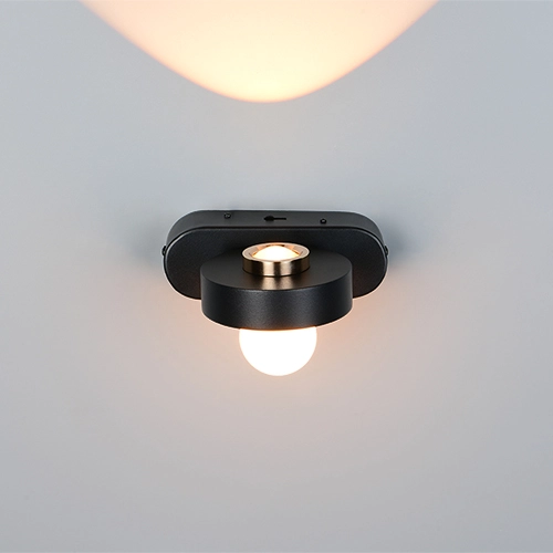Wall lamp Arpino black 15cm Trio 4017807683639