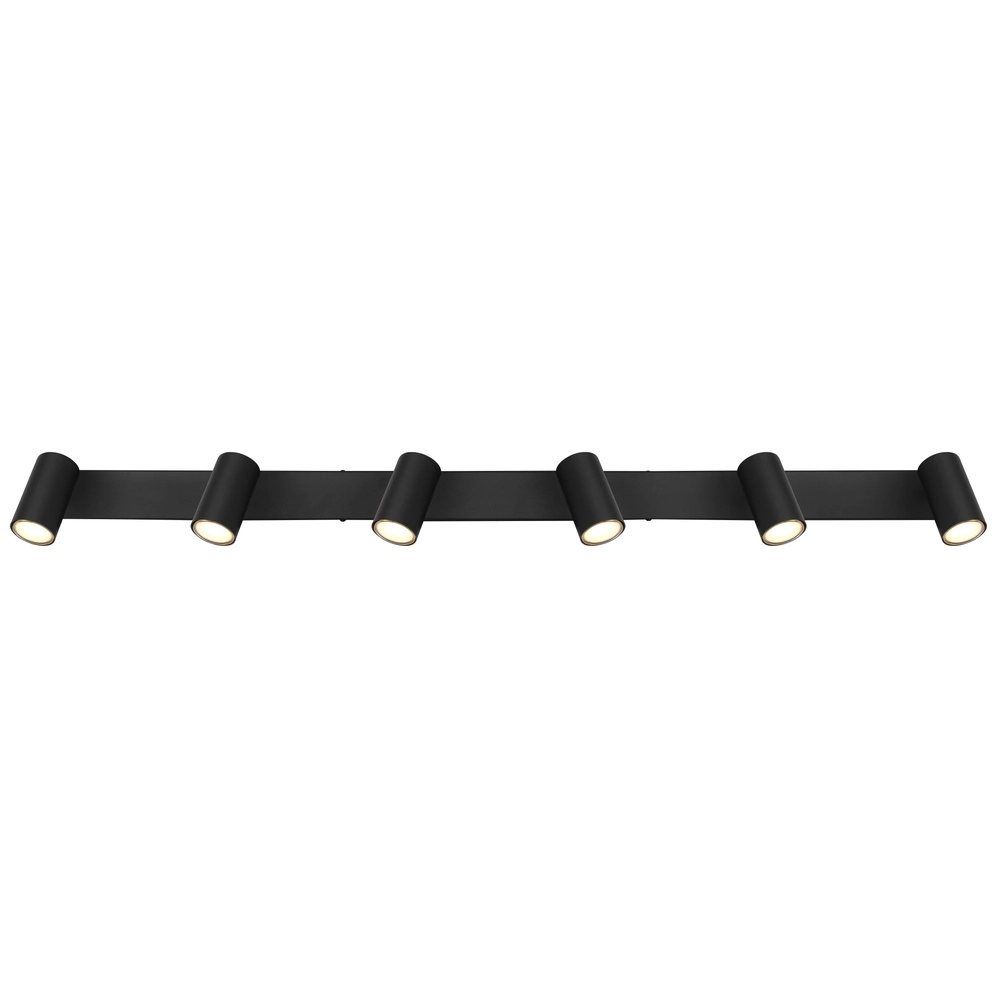 Ceiling lamp 6-lights Robby Black Globo 9007371433599