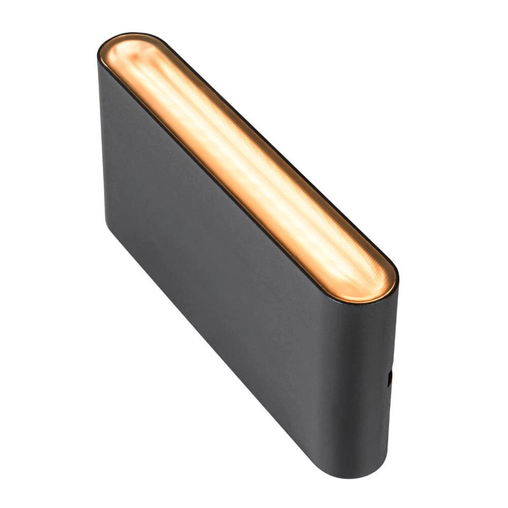 Led wall spot Oval 18 Up & down - black SLV 4024163273442