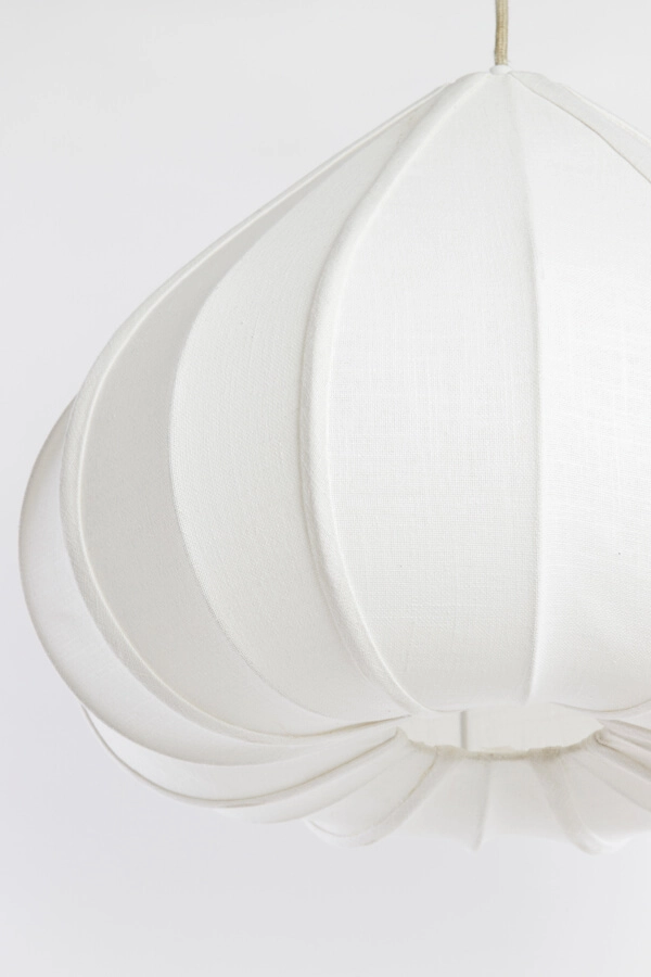 White pendant lamp Zubeda Ø 49cm Light & Living 8717807706623