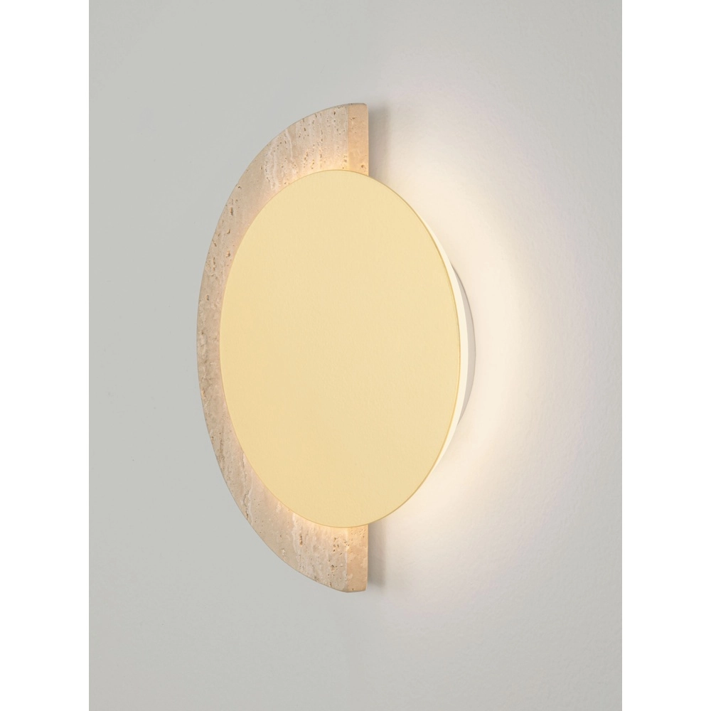 Design wall lamp Molli travertine Ø 17cm Lyora 5212063501300