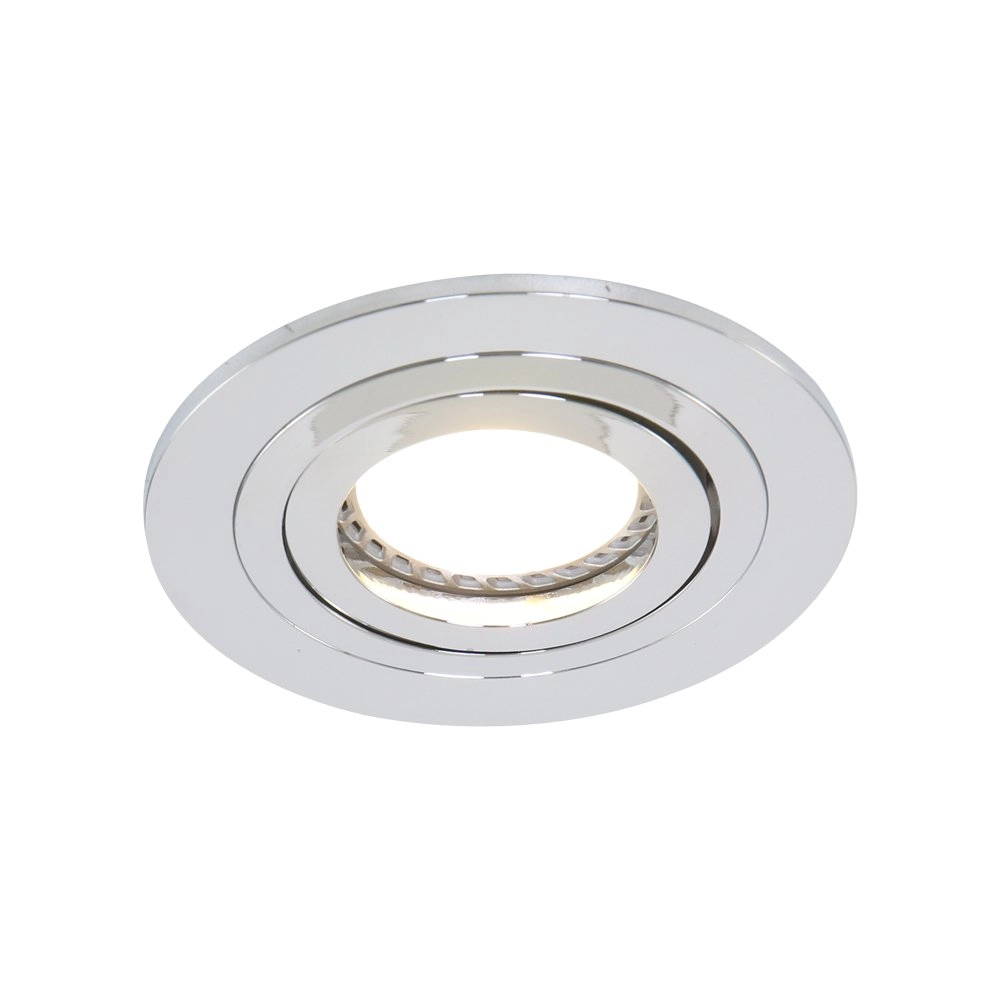 Recessed spotlight Round 10cm metallic grey