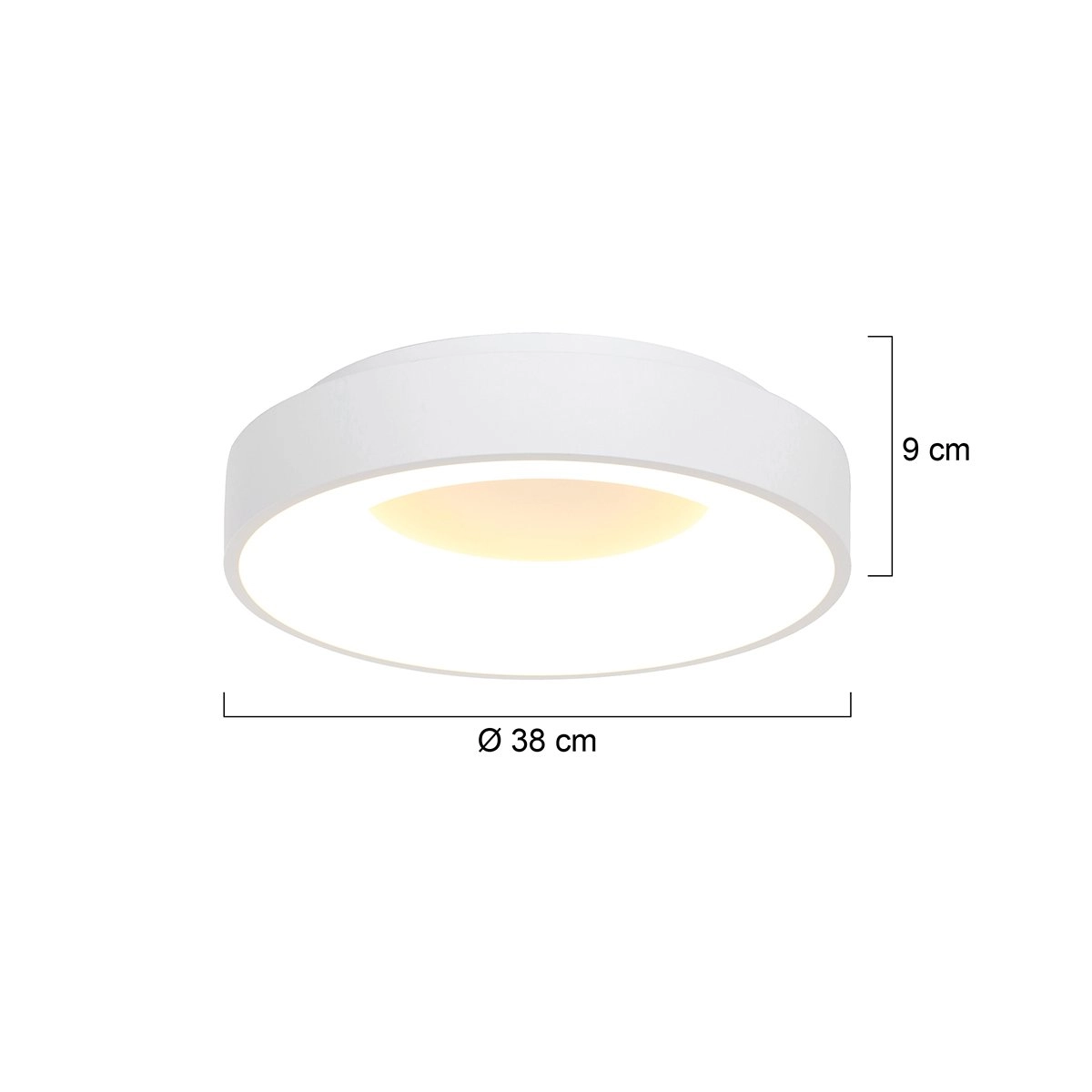 LED ceiling lamp Ringlede Ø 38cm Steinhauer 8712746131239