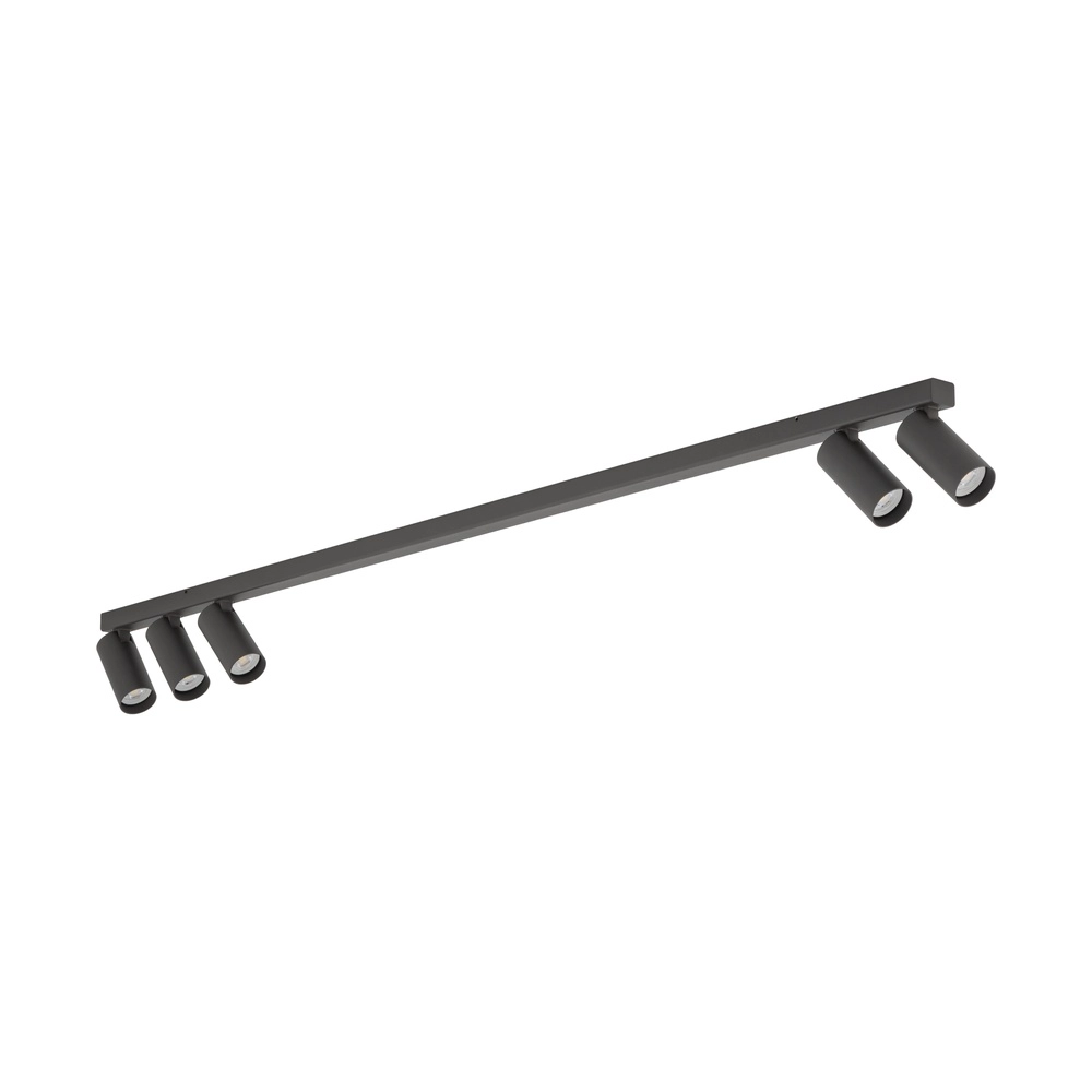 Surface-mounted spot 5x GU10 Fourty dark grey