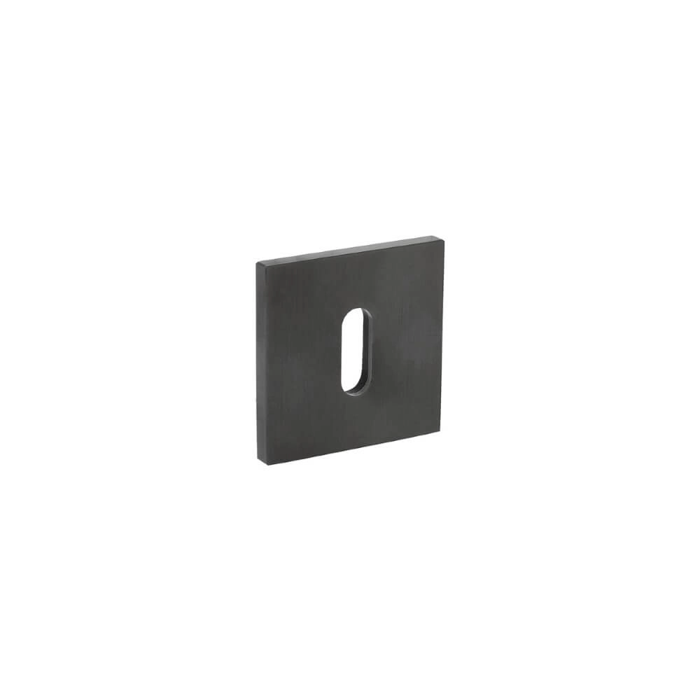 Square rosette Tira Keyhole anthracite Olivari 8714186485149