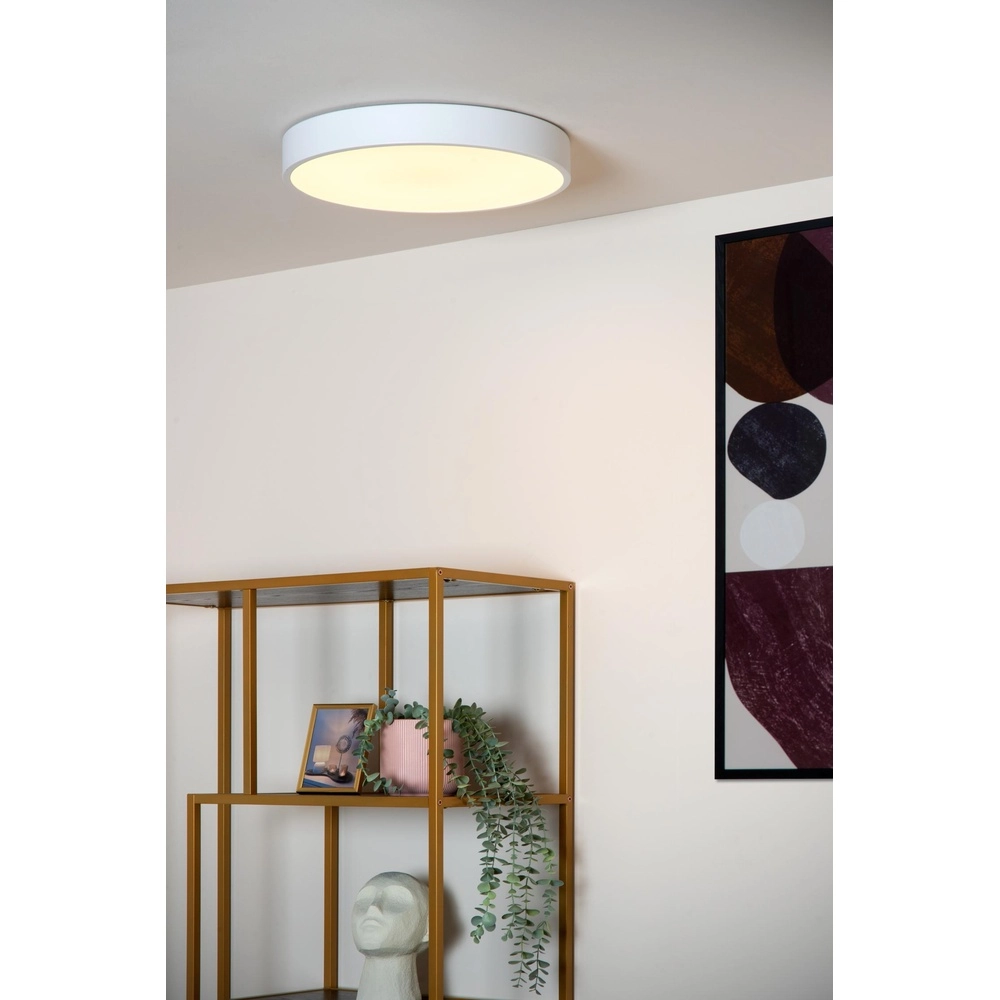 Ceiling light Unar Ø 39.5cm - 2700K - white Lucide 5411212792037