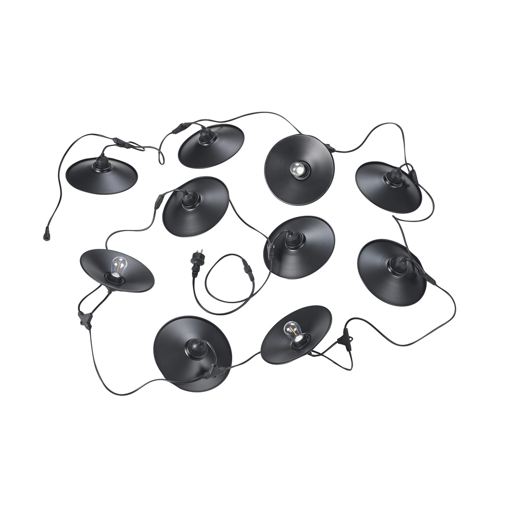 String lights Chain Black 10 lights