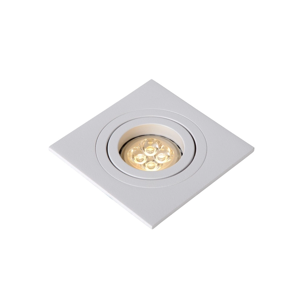 Recessed spotlight Tube square white Lucide 5411212220899