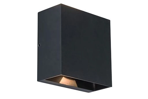 Black wall lamp Gemini Beams design