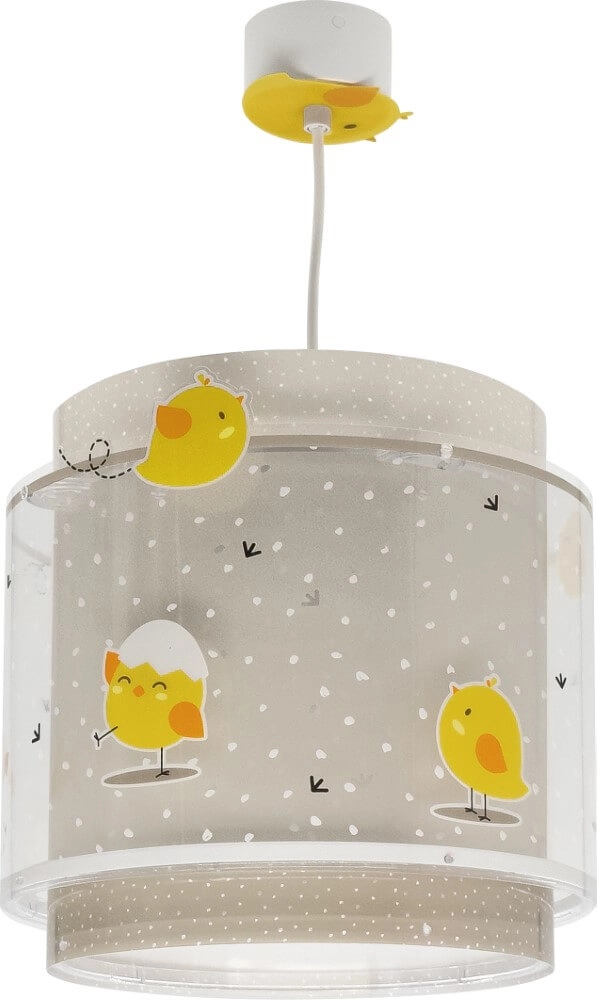 Taupe children's room hanging lamp Baby Chicken Dalber 8420406768724