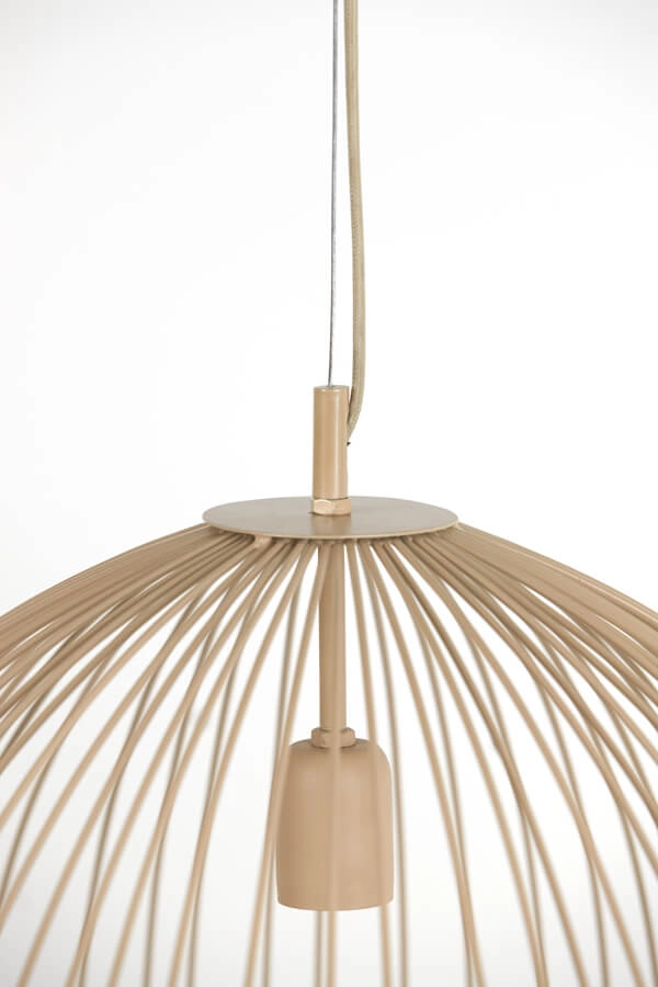 Cream pendant lamp Rilana Ø 56cm Light & Living 8717807649807