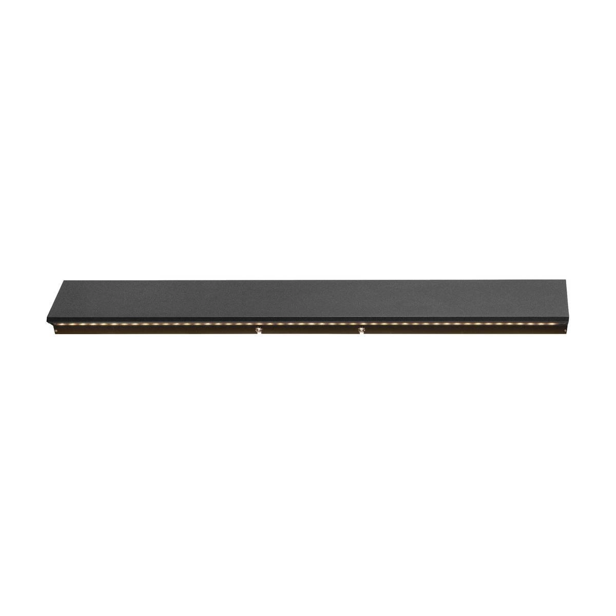 Elongated wall lamp Direto 60cm black