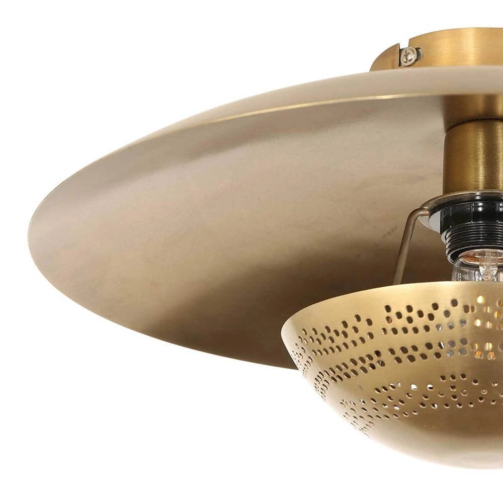 Round ceiling lamp Brass bronze Steinhauer 8712746171662