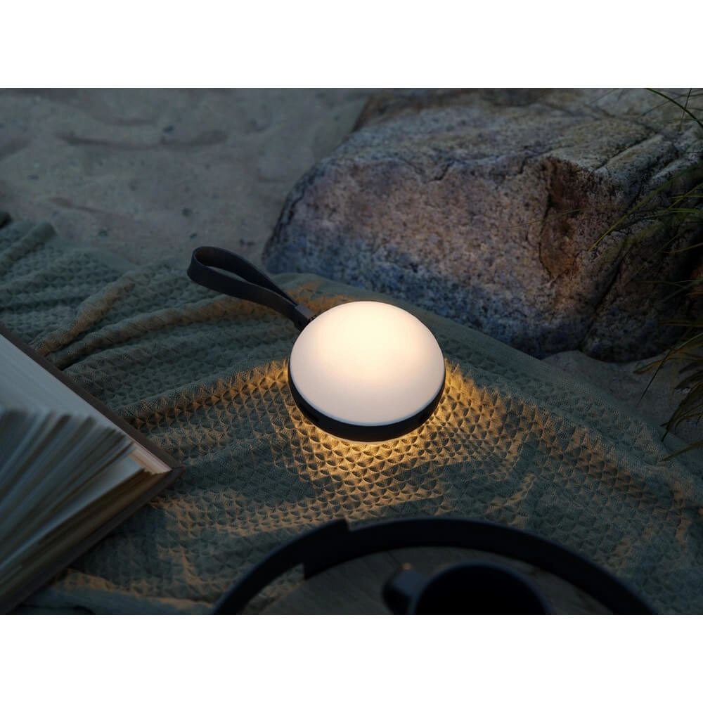 Sleek table lamp Bring To-Go black Ø 12cm Nordlux 5704924010545