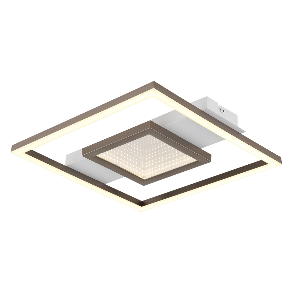Sleek ceiling lamp Pikara white