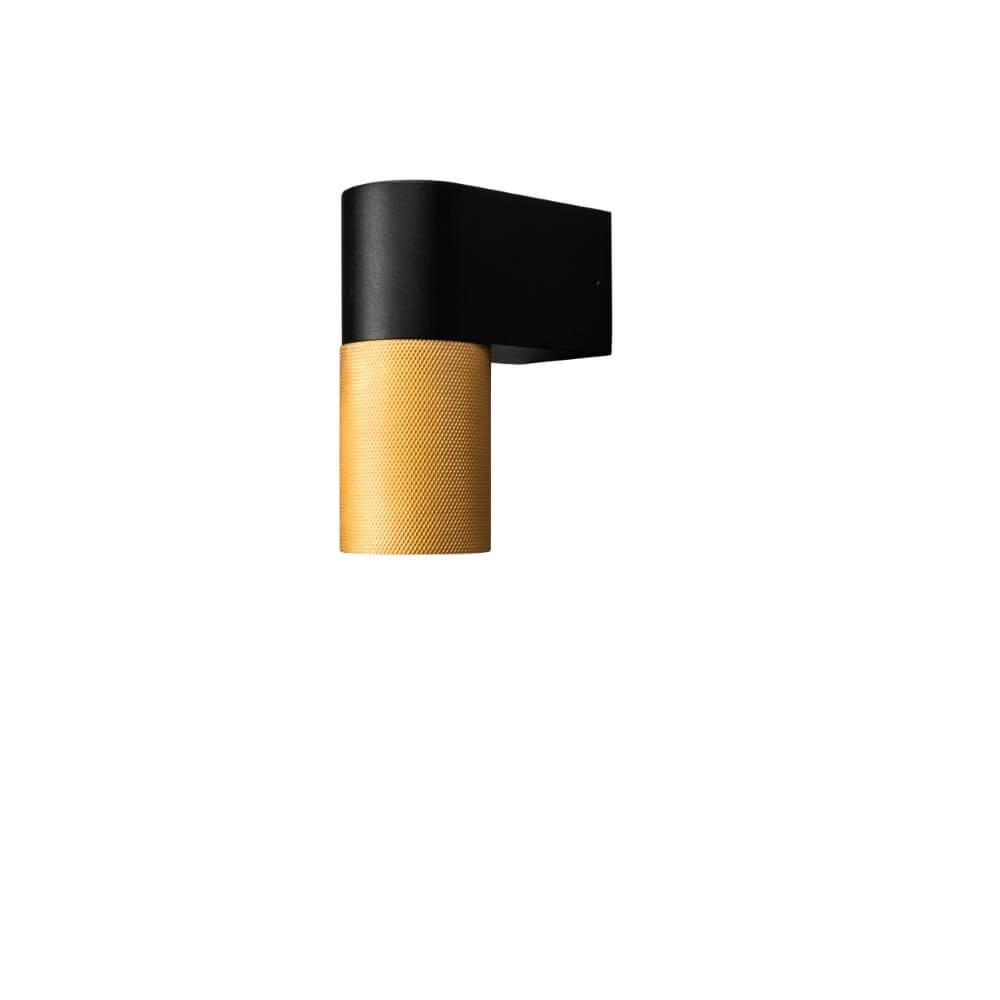 Nice wall spot Temi black with gold