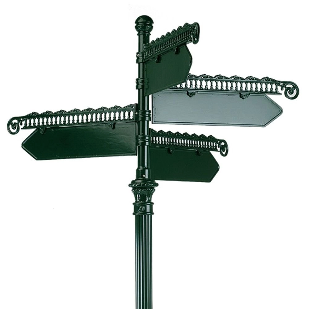 Nameplate Cambridge on pole - black KS Verlichting 8714732561440