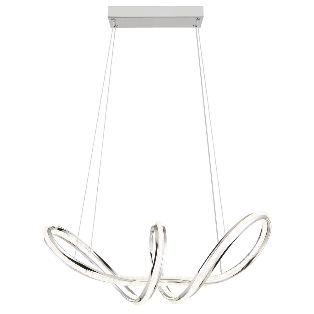 Modern pendant lamp Evangeline chrome Globo 9007371583201