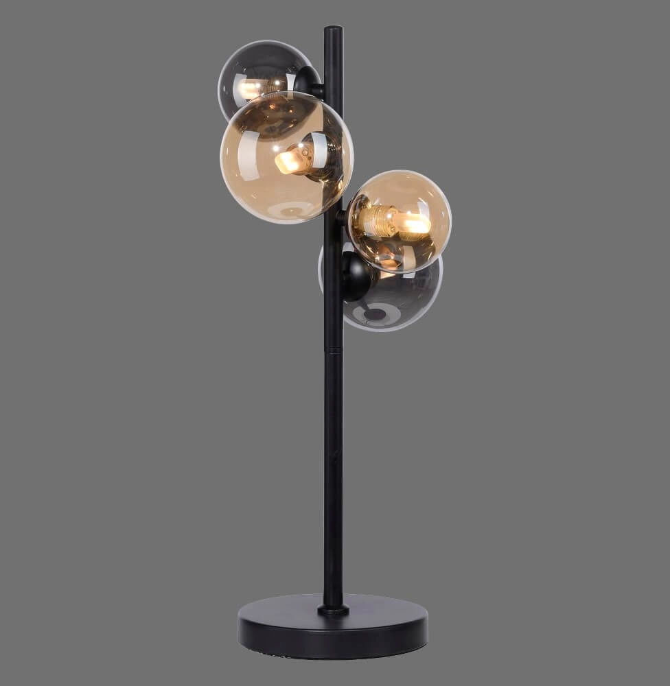 Black table lamp Popsicle design Paul Neuhaus 4012248375525