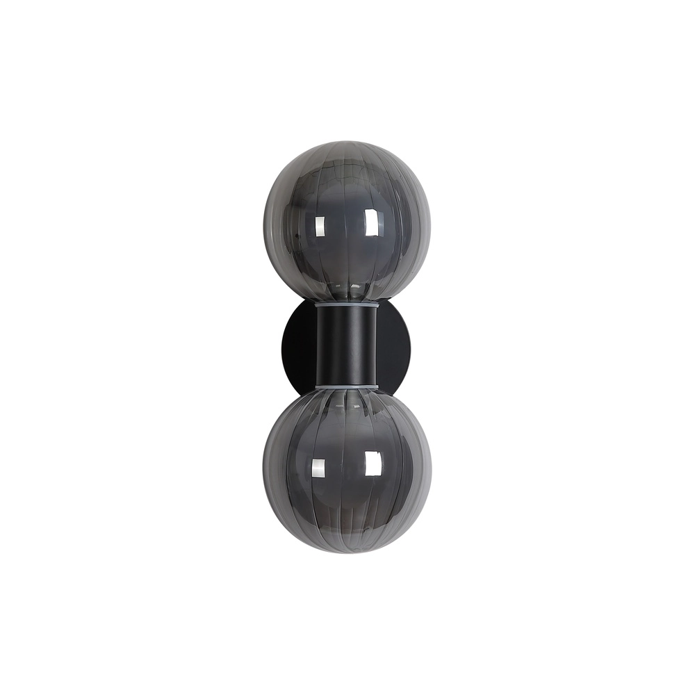Wall lamp Luminsphere Black Double Searchlight 5053423297415